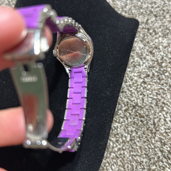 Marc Jacobs marine purple watch water resistant 5ATM stainless steel 258800 - Picture 4 of 4